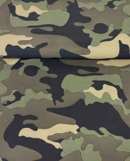 Zimní softshell Vojenský maskáč