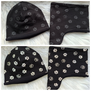 Čepice s nákrčníkem Fleece 49-51 cm