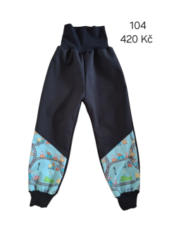 Softshell kalhoty FLEECE 104