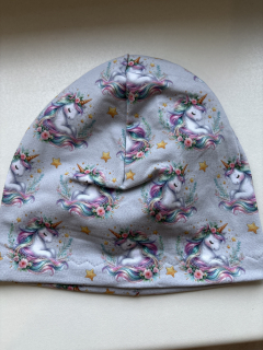 Bavlněná jednovrstvá čepička 52-54 cm 