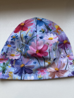 Bavlněná jednovrstvá čepička 52-54 cm 
