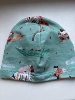 Bavlněná jednovrstvá čepička 49-51 cm 