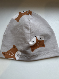 Bavlněná jednovrstvá čepička 49-51 cm 