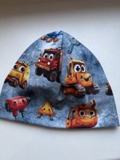 Bavlněná jednovrstvá čepička 49-51 cm 