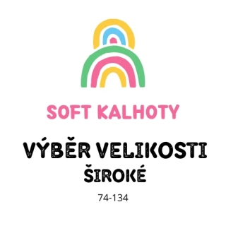  VELIKOST - Softshellové kalhoty - ŠIROKÉ